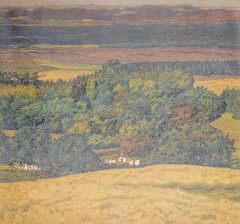 A Farmstead, Skagen, 1910 Artwork by Axel Teodor Kulle