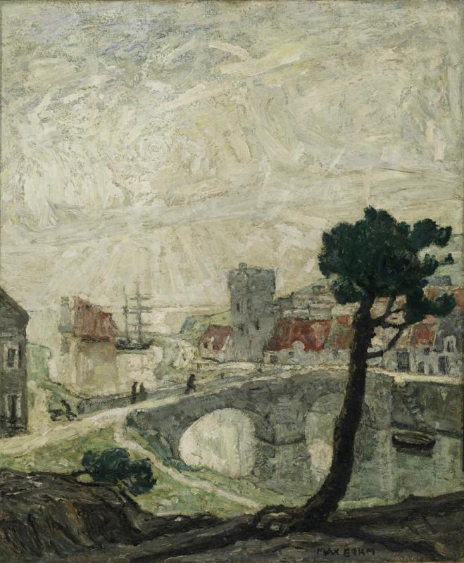 Ancient Seaport, 1921 Artwork by Max Bohm