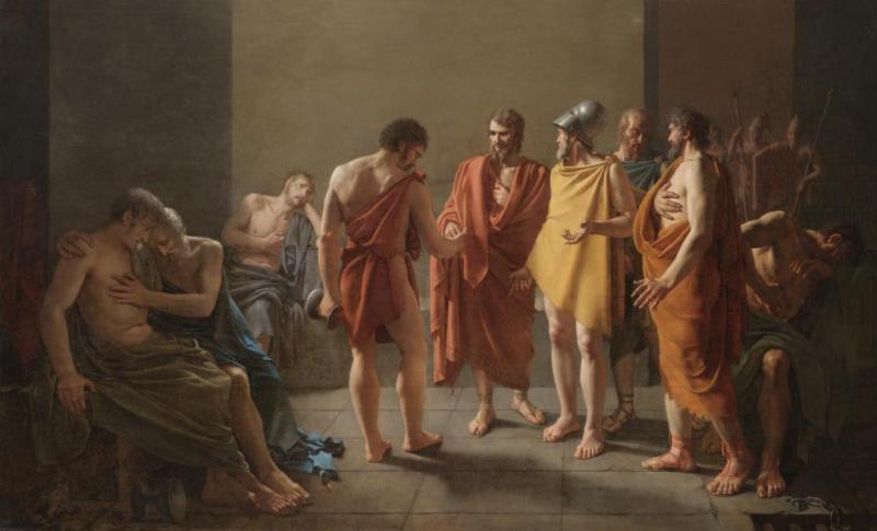 The Death Of Seneca, 1804 Artwork by Michel-Martin Drolling