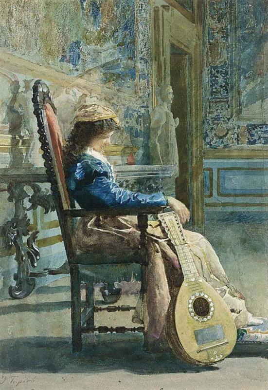 A Siesta In The Sixtine Chapel Artwork by José Tapiro y Baro