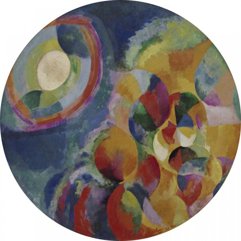 Simultaneous Contrasts: Sun And Moon, 1912 Artwork by Robert Delaunay