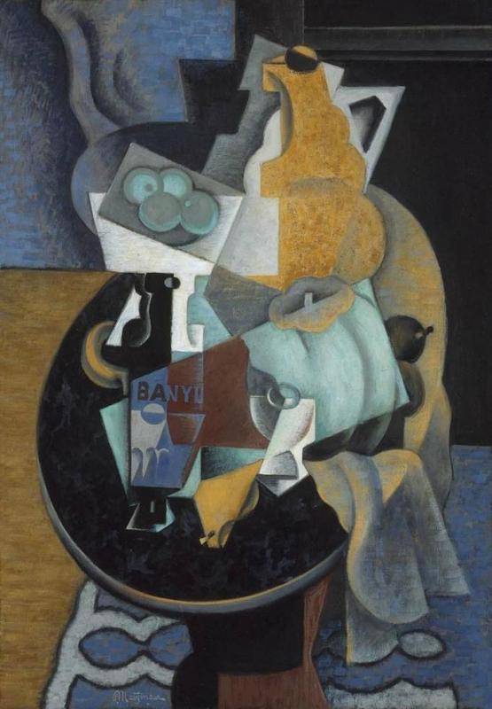 Fruit And A Jug On A Table, 1916 Artwork by Jean Metzinger