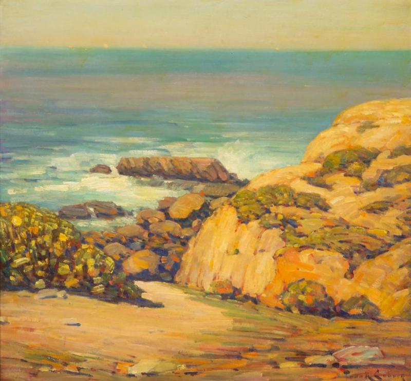 Coolidge Point, Laguna Beach Artwork by Frank Coburn