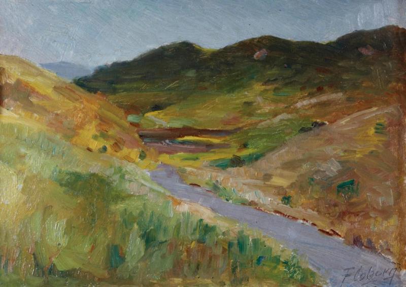 Landscape With Stream Artwork by Frank Coburn