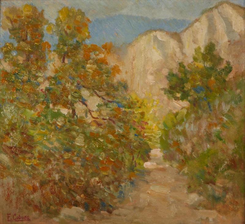 Scene In The Sespe Artwork by Frank Coburn