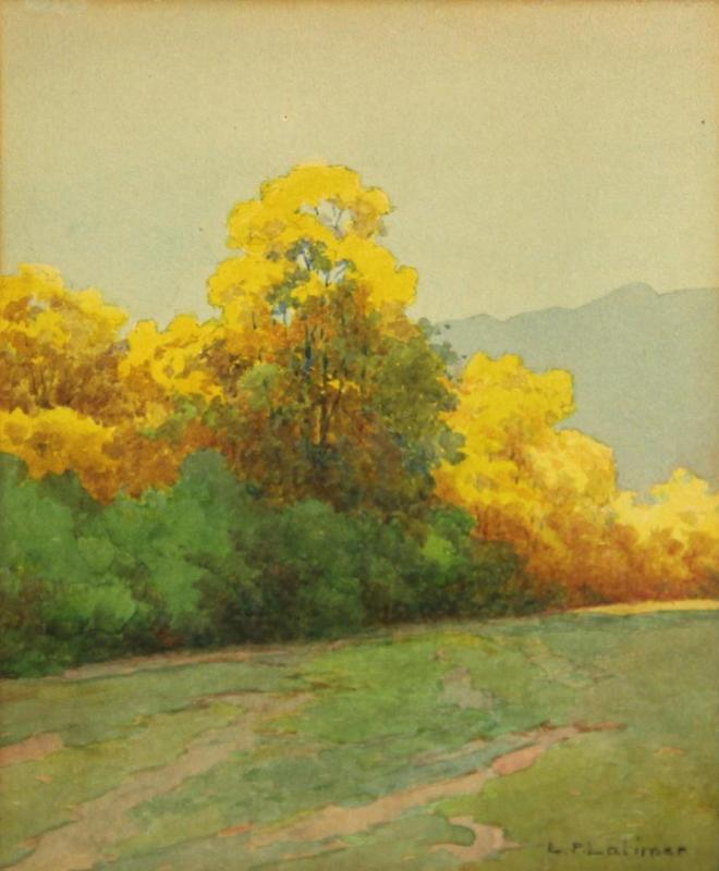 A Bit Of Autumn, Reno, Nevada Artwork by Lorenzo Palmer Latimer
