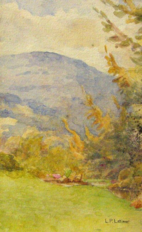 A Green River Bank Artwork by Lorenzo Palmer Latimer