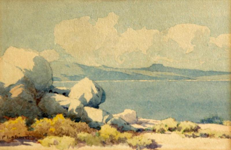 A Peaceful Lake, 1939 Artwork by Lorenzo Palmer Latimer