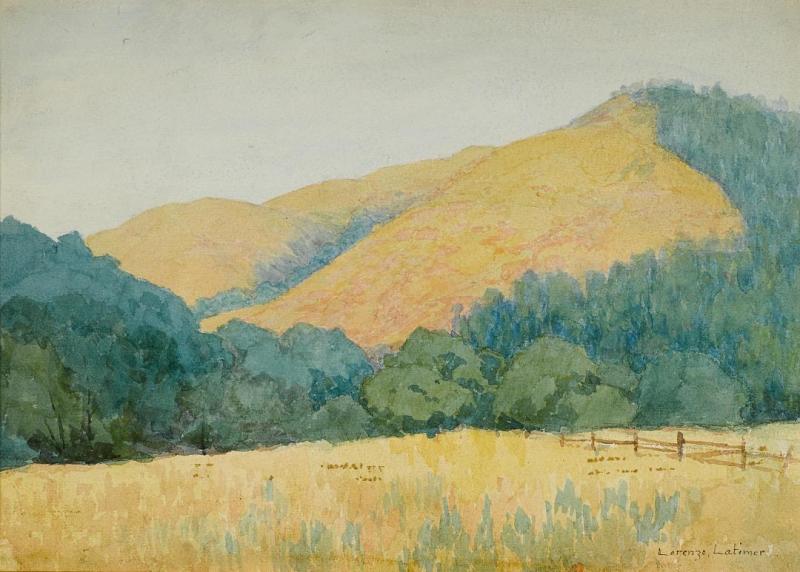 Contra Costa County Hills Near The Walnut Creek Highway, 1936 Artwork by Lorenzo Palmer Latimer