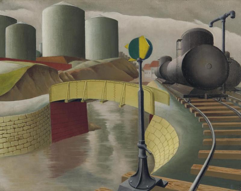 American Landscape No.3, 1931 Artwork by Arnold Wiltz