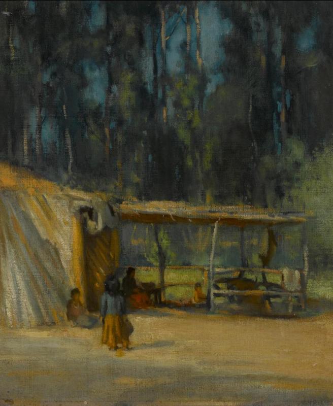 Indian Encampment Artwork by John Hubbard Rich