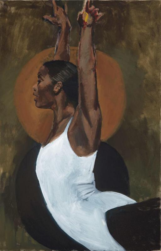 Light Of The Lit Wick, 2017 Artwork by Lynette Yiadom Boakye
