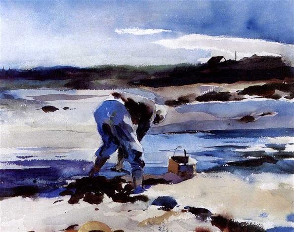 The Clam Digger, 1937 Artwork by Andrew Wyeth
