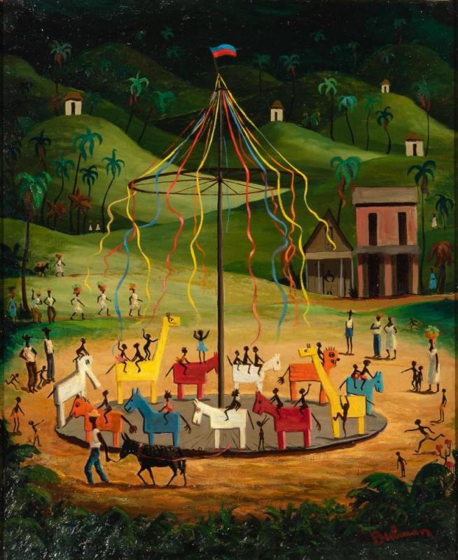 Cheveaux De Bois Artwork by Orville Bulman