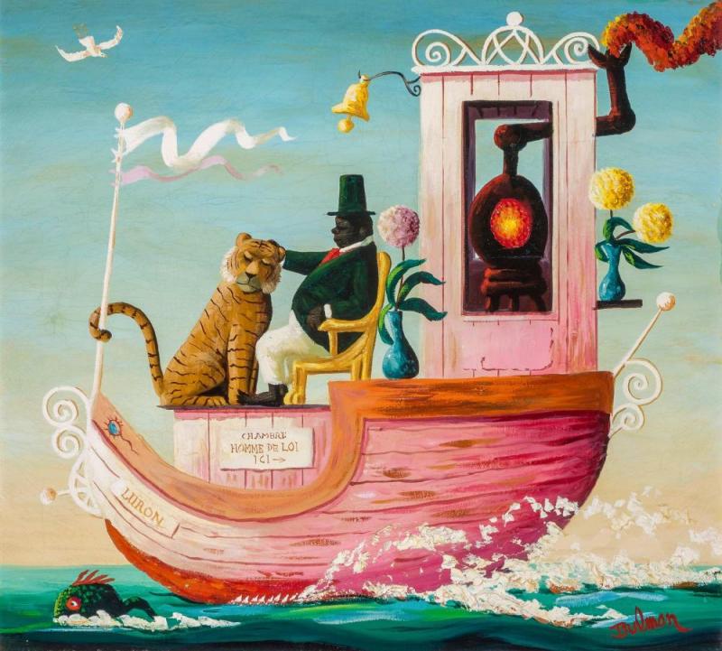 Homme De Loi Artwork by Orville Bulman