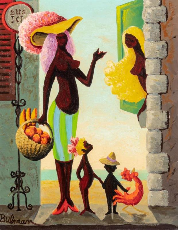 La Causette Dans La Matinee, 1963 Artwork by Orville Bulman