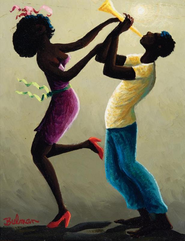 Le Jazz Hot Artwork by Orville Bulman