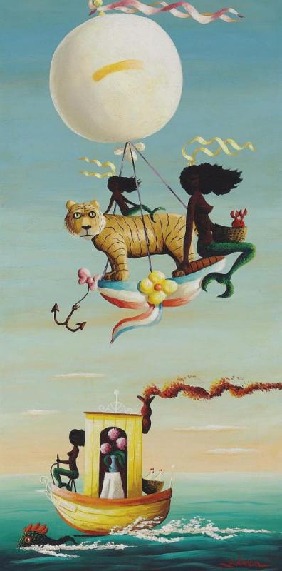 Le Jolis Ballon, 1973 Artwork by Orville Bulman