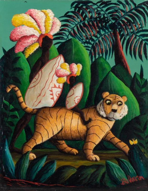 Pere Et Fils, 1972 Artwork by Orville Bulman