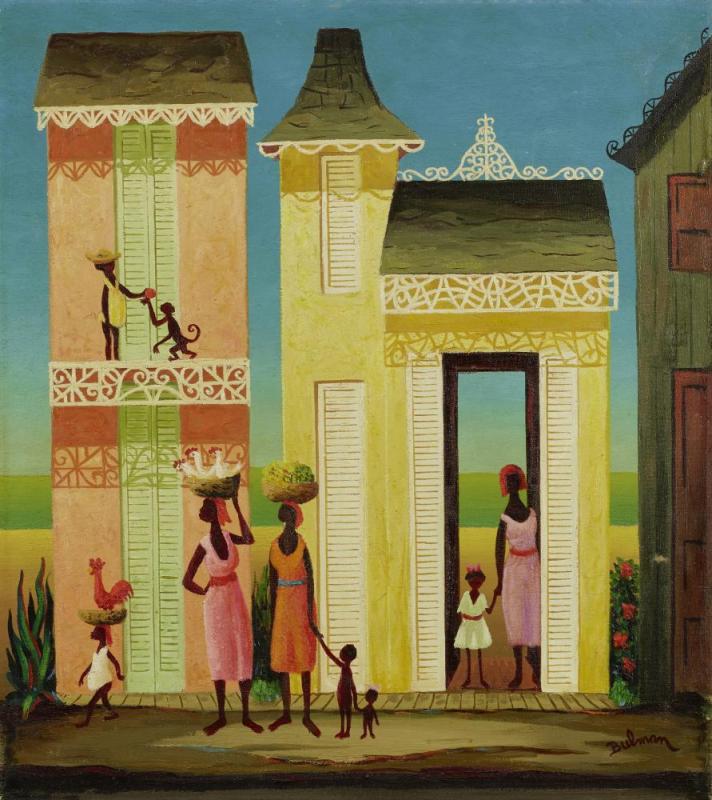 Un Amour D'enfant, 1958 Artwork by Orville Bulman