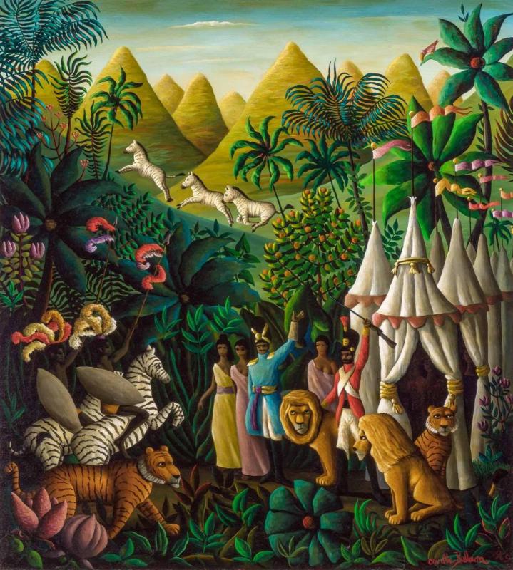 Une Agreable Rencontre, 1969 Artwork by Orville Bulman