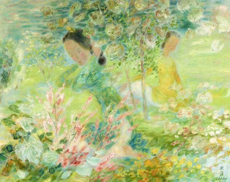Composition, 20th Century Artwork by Le Pho