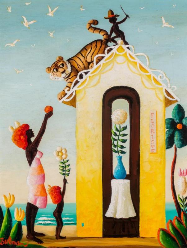 Bas!, 1975 Artwork by Orville Bulman