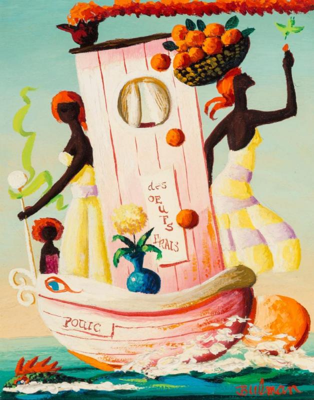 La Barque Pouic, 1965 Artwork by Orville Bulman