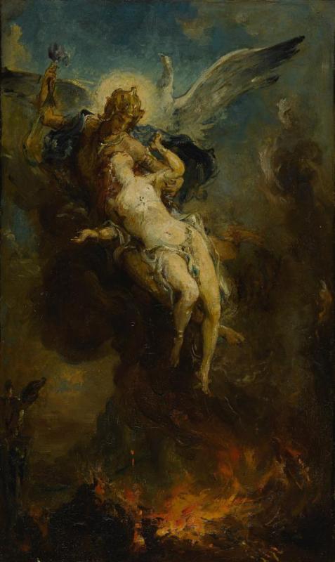 Le Phoenix Artwork by Henri Leopold Levy