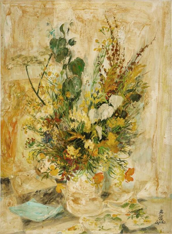 Fleurs, 1963 Artwork by Le Pho
