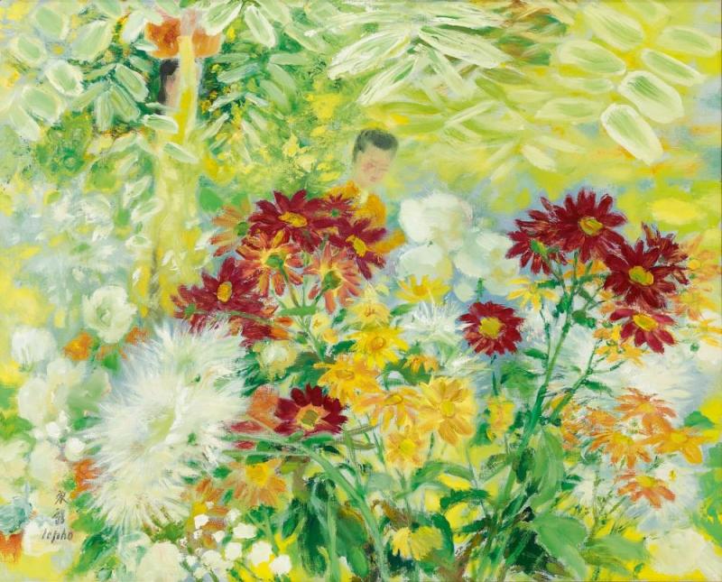 In The Flower Garden Artwork by Le Pho