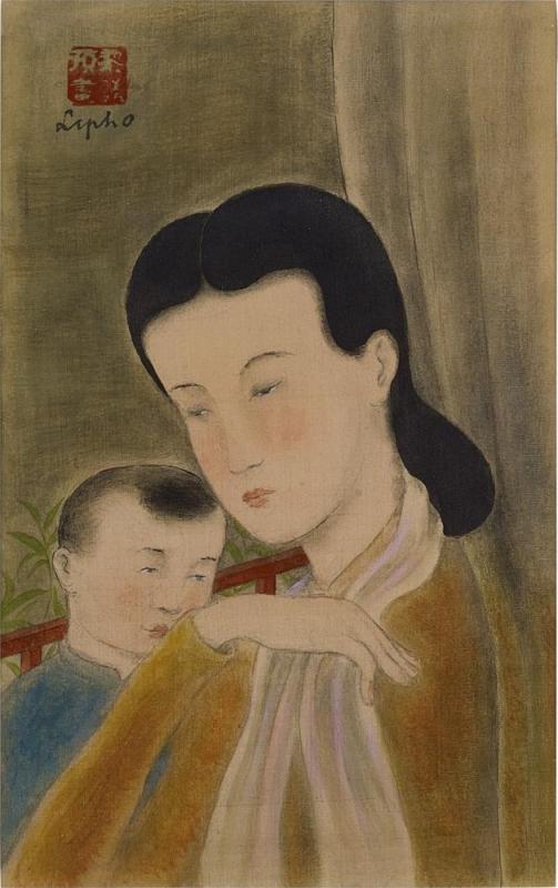 Mother And Child, Circa 1944 Artwork by Le Pho