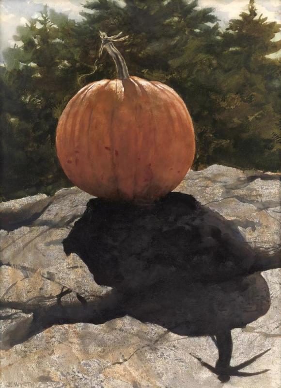 Pumpkin Shadow, 1977 Artwork by Jamie Wyeth