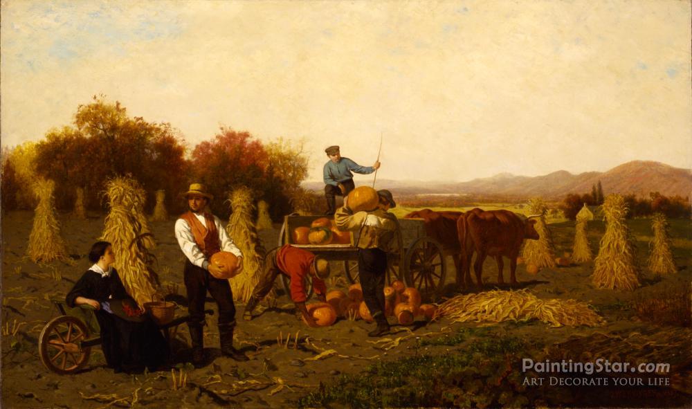 October, 1867 Artwork by John Whetten Ehninger