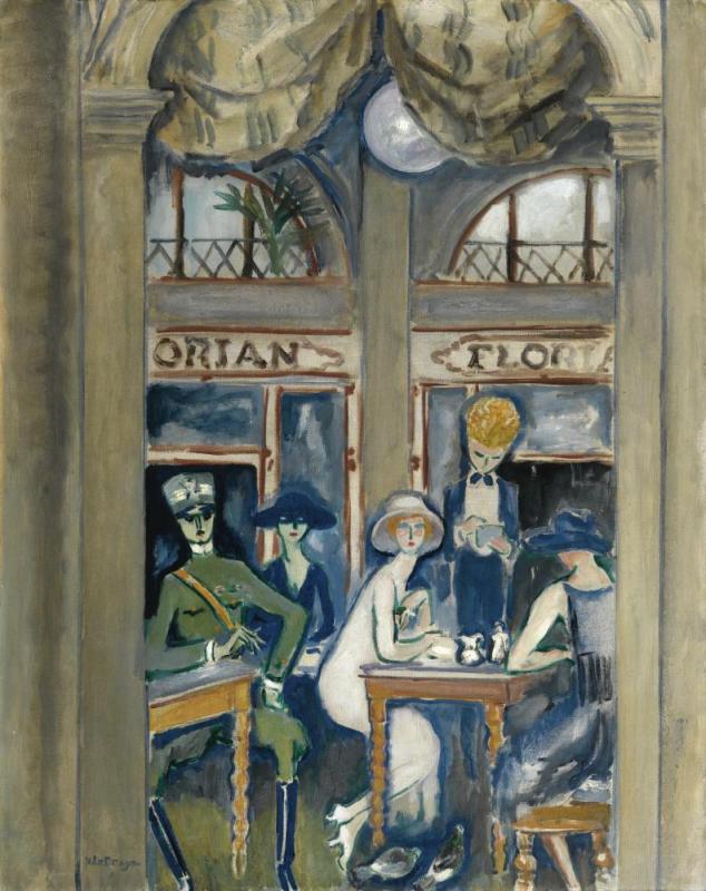 Cafe Florian, Venise , 1921 Artwork by Kees Van Dongen