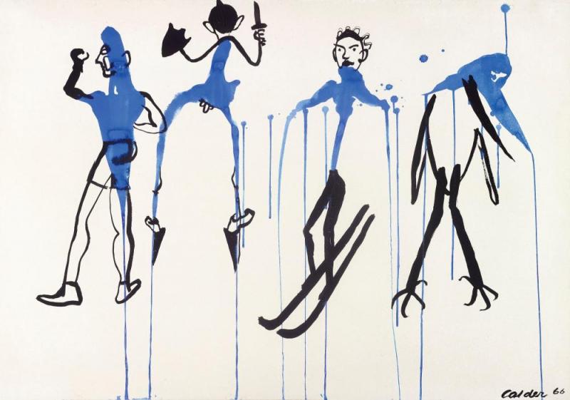 Beginners' Slope, 1966 Artwork by Alexander Calder