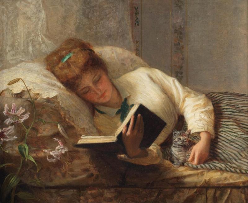 Good Companions, 1872 Artwork by Frederick Morgan