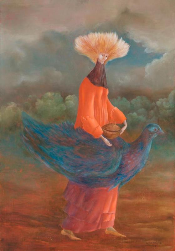 Portrait Of The Late Mrs Partridge, 1947 Artwork by Leonora Carrington