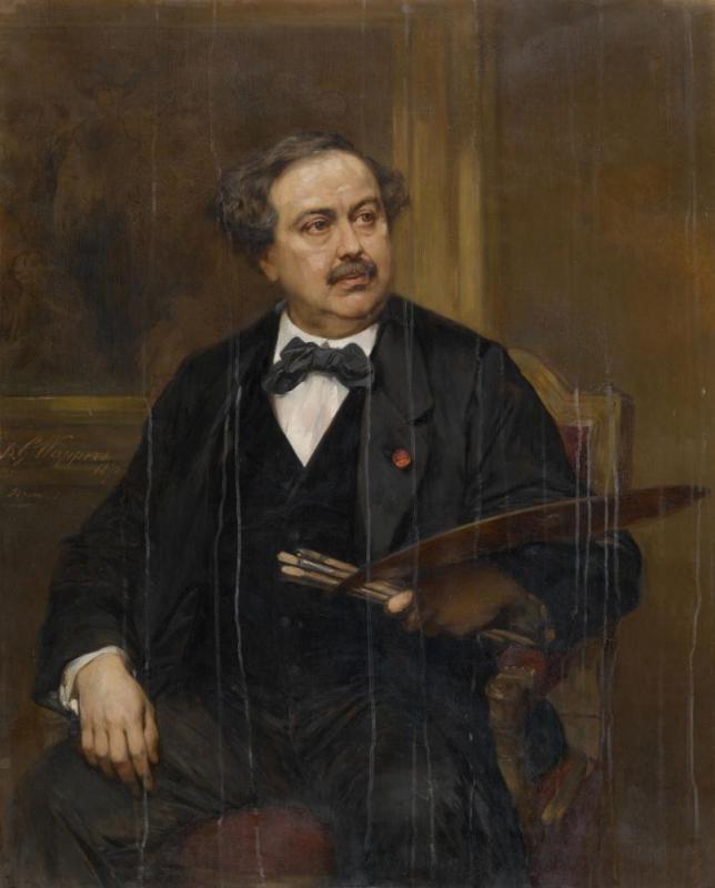 Self Portrait, 1871 Artwork by Gustaf Wappers