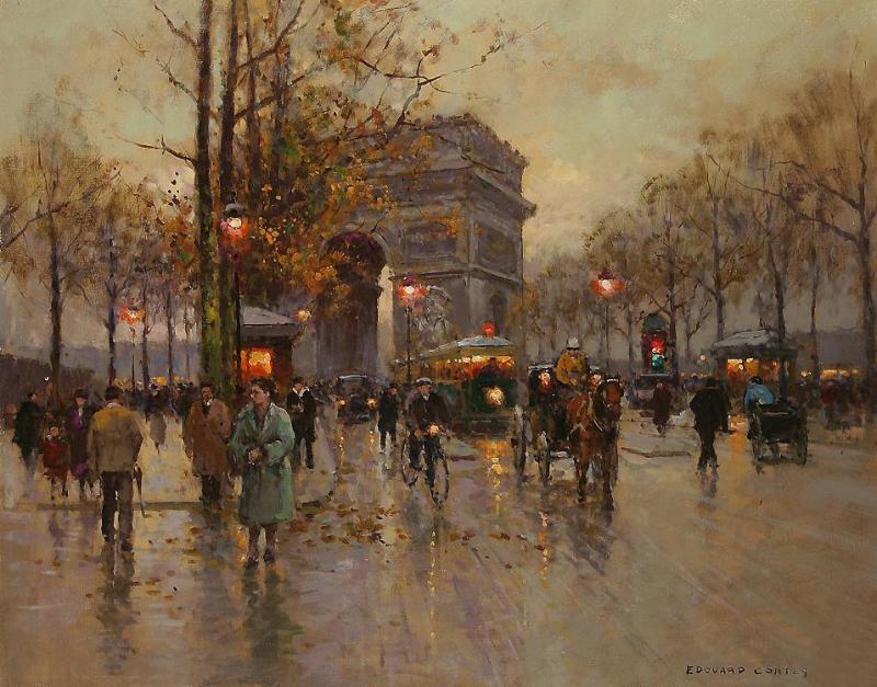 Triumphal Arch Artwork by Edouard Léon Cortes