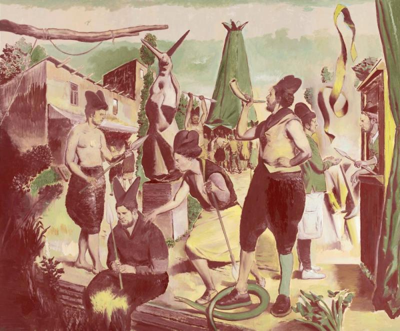 Das Horn, 2014 Artwork by Neo Rauch