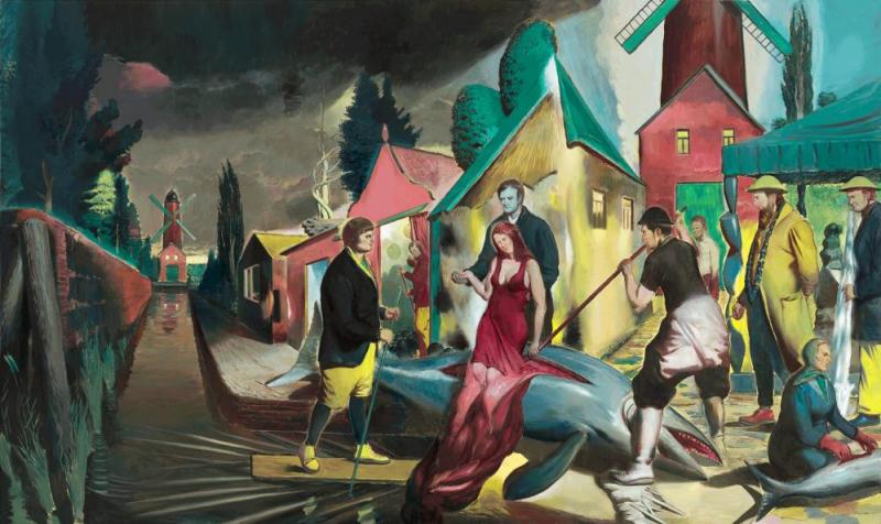 Der Blaue Fisch, 2014 Artwork by Neo Rauch