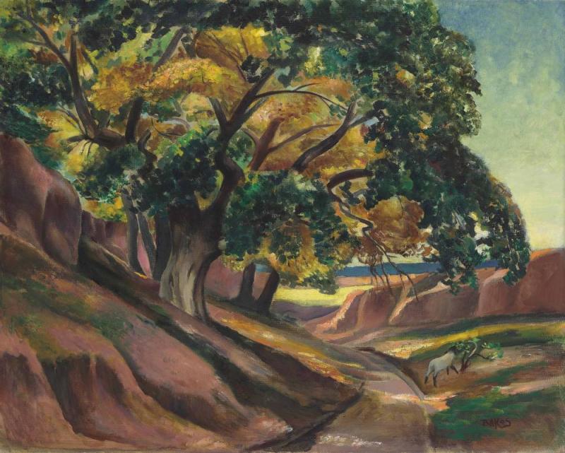 Cottonwood Fall Artwork by Jozef G. Bakos