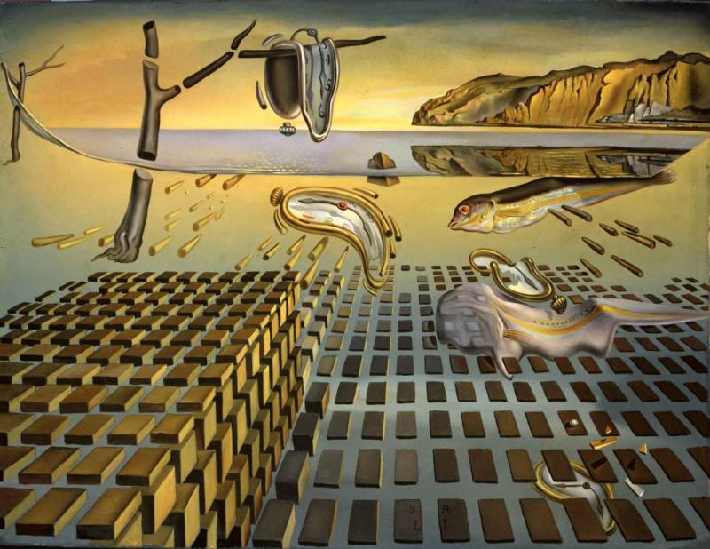The Disintegration Of The Persistence Of Memory, 1952-54 Artwork by Salvador Dalí