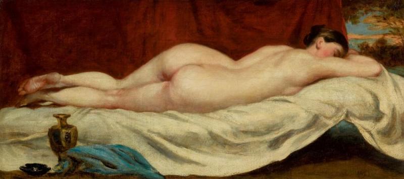 Sleeping Female Nude Artwork by William Etty