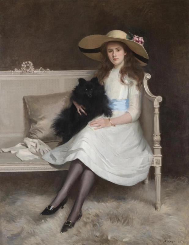 Maude Baille, 1912 Artwork by Pilade Bertieri