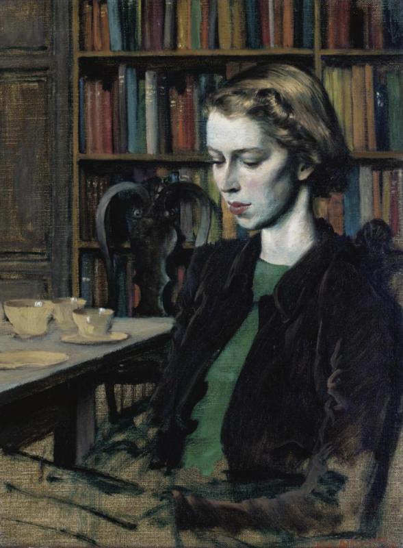 Miss Juliet Henley (at Breccles Hall), 1943 Artwork by Rex Whistler