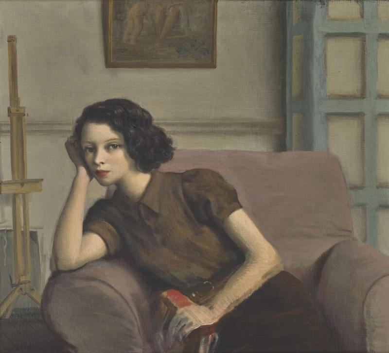 Portrait Of Lady Caroline Paget Artwork by Rex Whistler