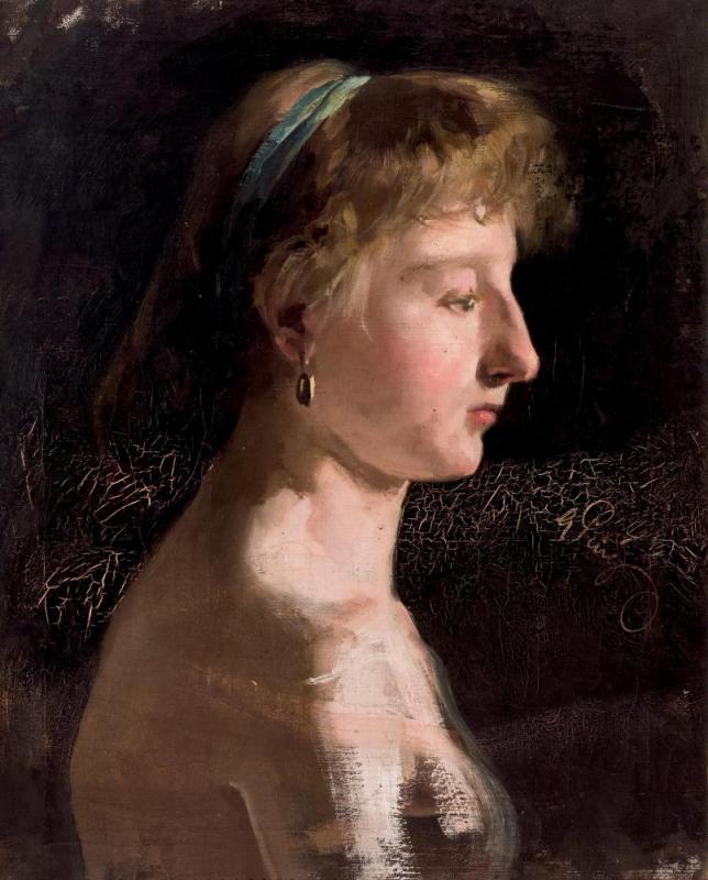 Portrait Of A Lady Artwork by Gabriel Puig Roda