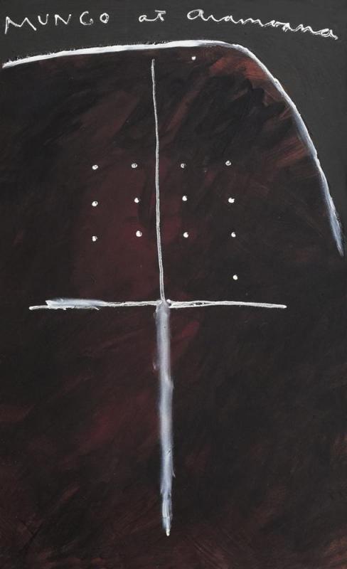 Mungo At Aramoana Artwork by Ralph Hotere